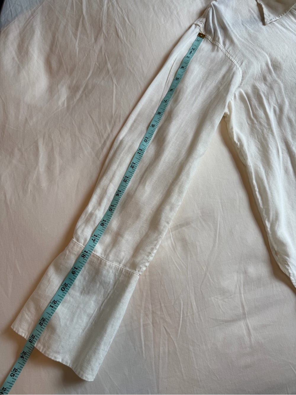 H&M Oversized Linen-blend Button-down Shirt - Picture 13 of 14